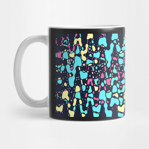 My universe, abstract colorful space print by KINKDesign